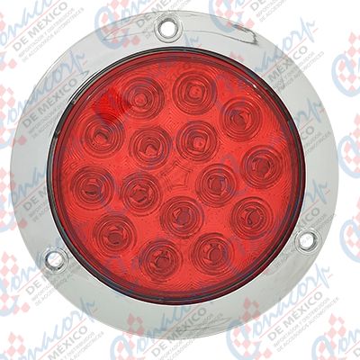 Plafón Redondo LED 4" con 2 Funciones (Cuartos y Direccional)